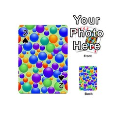 Background Pattern Design Colorful Bubbles Playing Cards 54 Designs (mini) by Ravend