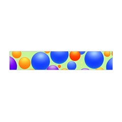 Background Pattern Design Colorful Bubbles Premium Plush Fleece Scarf (mini) by Ravend