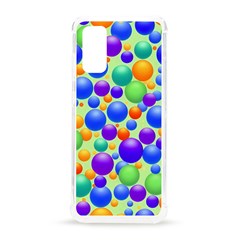 Background Pattern Design Colorful Bubbles Samsung Galaxy S20 6 2 Inch Tpu Uv Case by Ravend