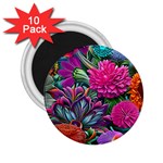 Flowers Nature Spring Blossom Flora Petals Art 2.25  Magnets (10 pack)  Front