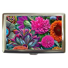 Flowers Nature Spring Blossom Flora Petals Art Cigarette Money Case by Ravend