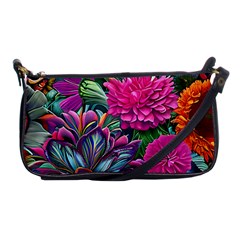 Flowers Nature Spring Blossom Flora Petals Art Shoulder Clutch Bag by Ravend