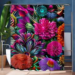 Flowers Nature Spring Blossom Flora Petals Art Shower Curtain 60  X 72  (medium)  by Ravend