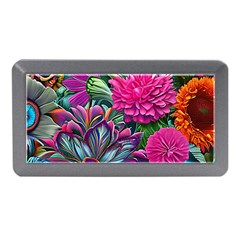 Flowers Nature Spring Blossom Flora Petals Art Memory Card Reader (mini) by Ravend