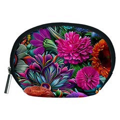 Flowers Nature Spring Blossom Flora Petals Art Accessory Pouch (medium)