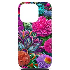 Flowers Nature Spring Blossom Flora Petals Art Iphone 14 Pro Black Uv Print Case