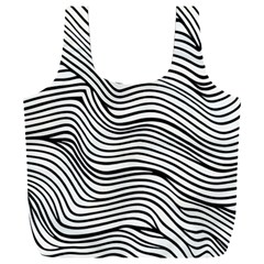 Black And White Cartoon Coloring Full Print Recycle Bag (xxl) by Ravend