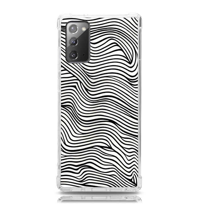 Black And White Cartoon Coloring Samsung Galaxy Note 20 TPU UV Case