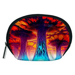 Sci-fi Fantasy Art Painting Colorful Pattern Accessory Pouch (medium)