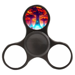 Sci-fi Fantasy Art Painting Colorful Pattern Finger Spinner by Ravend