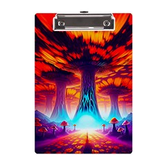 Sci-fi Fantasy Art Painting Colorful Pattern A5 Acrylic Clipboard