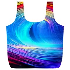 Art Fantasy Painting Colorful Pattern Design Full Print Recycle Bag (xxxl) by Ravend