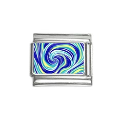 Pattern Design Swirl Watercolor Art Italian Charm (9mm) by Ravend