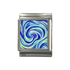 Pattern Design Swirl Watercolor Art Italian Charm (13mm) by Ravend