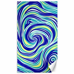 Pattern Design Swirl Watercolor Art Canvas 40  X 72  by Ravend