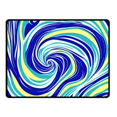 Pattern Design Swirl Watercolor Art Fleece Blanket (small) by Ravend