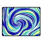 Pattern Design Swirl Watercolor Art Fleece Blanket (Small) 50 x40  Blanket Front