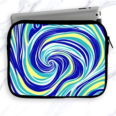 Pattern Design Swirl Watercolor Art Apple Ipad 2/3/4 Zipper Cases by Ravend