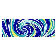 Pattern Design Swirl Watercolor Art Banner And Sign 6  X 2  by Ravend