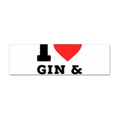 I Love Gin And Tonic Sticker Bumper (10 Pack) by ilovewhateva