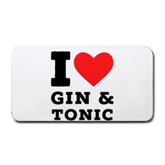 I Love Gin And Tonic Medium Bar Mat by ilovewhateva