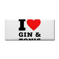 I Love Gin And Tonic Hand Towel by ilovewhateva