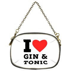 I Love Gin And Tonic Chain Purse (one Side) by ilovewhateva