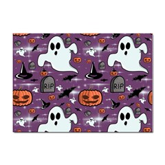 Pumpkin Ghost Witch Hat Halloween Sketch Holiday Sticker A4 (100 Pack) by Ravend