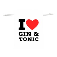 I Love Gin And Tonic Lightweight Drawstring Pouch (s) by ilovewhateva