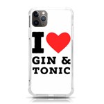 I love gin and tonic iPhone 11 Pro Max 6.5 Inch TPU UV Print Case Front