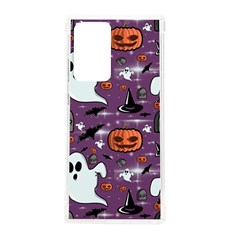 Pumpkin Ghost Witch Hat Halloween Sketch Holiday Samsung Galaxy Note 20 Ultra Tpu Uv Case by Ravend