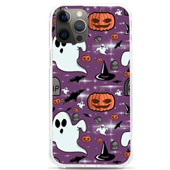 Pumpkin Ghost Witch Hat Halloween Sketch Holiday Iphone 12 Pro Max Tpu Uv Print Case by Ravend