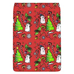 Santa Snowman Gift Holiday Christmas Cartoon Removable Flap Cover (l) by Ravend