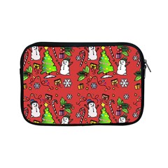 Santa Snowman Gift Holiday Christmas Cartoon Apple Ipad Mini Zipper Cases by Ravend