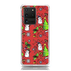 Santa Snowman Gift Holiday Christmas Cartoon Samsung Galaxy S20 Ultra 6 9 Inch Tpu Uv Case by Ravend