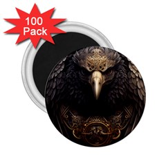 Eagle Ornate Pattern Feather Texture 2 25  Magnets (100 Pack)  by Ravend