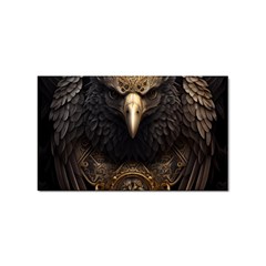 Eagle Ornate Pattern Feather Texture Sticker Rectangular (10 Pack) by Ravend