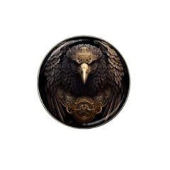 Eagle Ornate Pattern Feather Texture Hat Clip Ball Marker by Ravend