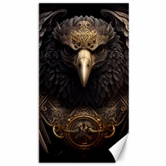 Eagle Ornate Pattern Feather Texture Canvas 40  X 72  by Ravend