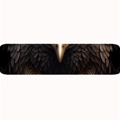 Eagle Ornate Pattern Feather Texture Large Bar Mat by Ravend