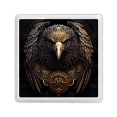 Eagle Ornate Pattern Feather Texture Memory Card Reader (square) by Ravend