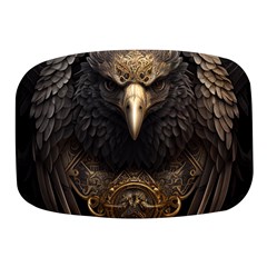 Eagle Ornate Pattern Feather Texture Mini Square Pill Box by Ravend