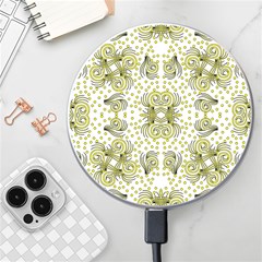 Background Pattern Texture Design Wallpaper Wireless Fast Charger(white) by Ravend