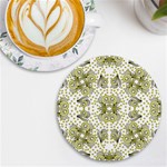 Background Pattern Texture Design Wallpaper UV Print Round Tile Coaster Front