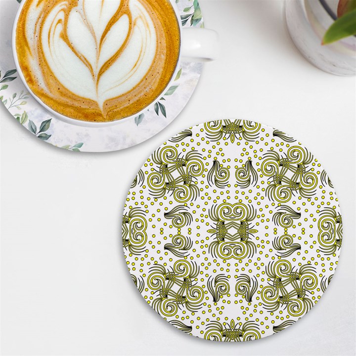 Background Pattern Texture Design Wallpaper UV Print Round Tile Coaster