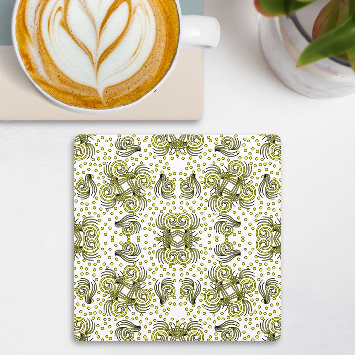 Background Pattern Texture Design Wallpaper UV Print Square Tile Coaster 