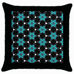 Pattern Design Scrapbooking Colorful Stars Throw Pillow Case (black) by Ravend