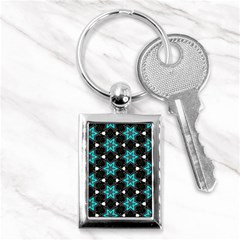 Pattern Design Scrapbooking Colorful Stars Key Chain (rectangle) by Ravend