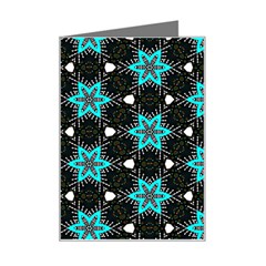 Pattern Design Scrapbooking Colorful Stars Mini Greeting Card by Ravend