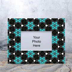 Pattern Design Scrapbooking Colorful Stars White Tabletop Photo Frame 4 x6  by Ravend